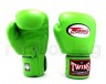 Перчатки TWINS SPECIAL 10 oz зелёные