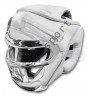 Шлем с пластиковой маской белый