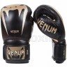 Перчатки боксерские Venum Giant 3 0 чёрно золотой