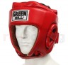 Шлем GREEN HILL Five Star Combat Самбо красный