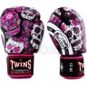 Перчатки TWINS SPECIAL  FBGVL3  53 розовый череп