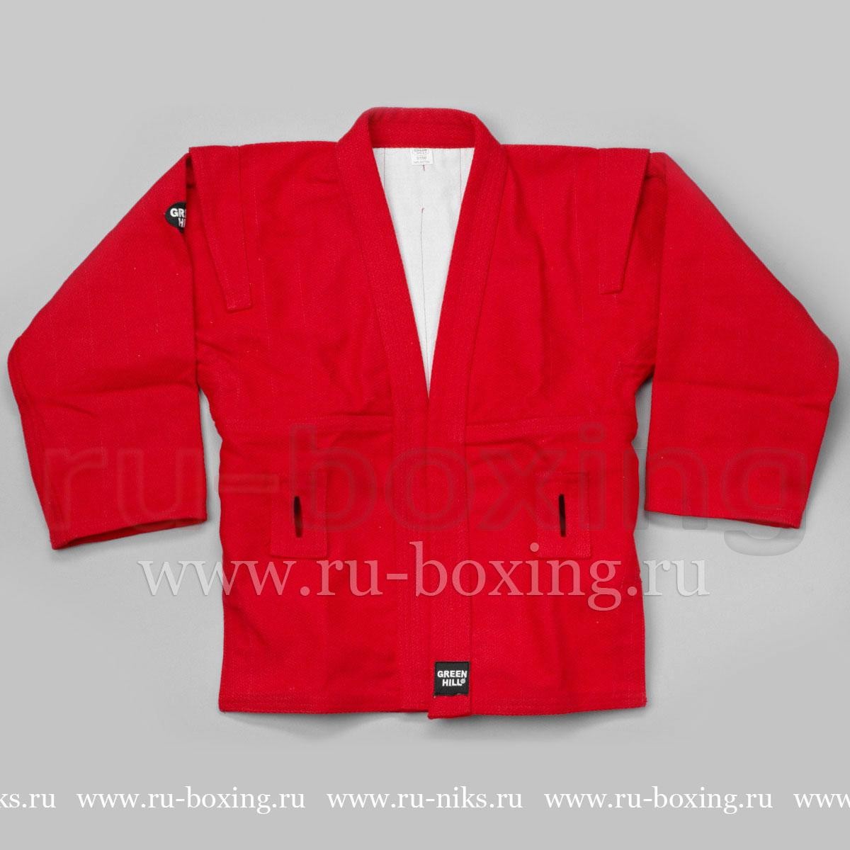 SSJ 10355 Куртка и трусы Самбо 150  красный