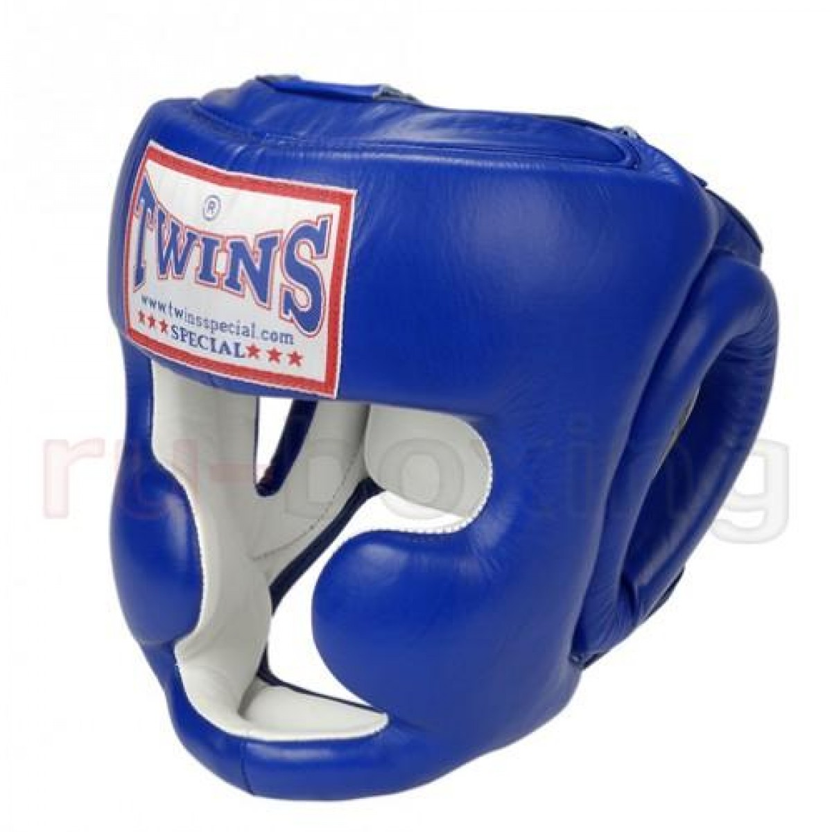 Шлем TWINS тренировочный с подбородком синий 6